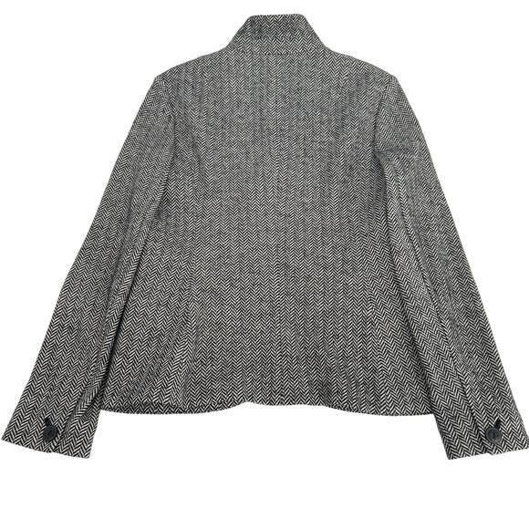 RAG & BONE Slade Blazer Slim Fit Houndstooth Blazer Size 4 Wool Cotton Fall - Picture 9 of 11